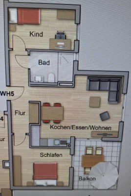 Exklusive, neuwertige 3-Zimmer-Wohnung mit gehobener Innenausstattung mit Balkon in Geisenfeld