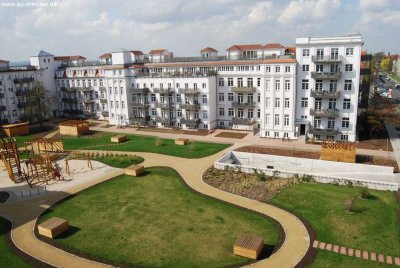 Schicke und helle 2-Raum-Wohnung mit Einbauküche im Wohnensemble "PEGASUS Courtyard" in St