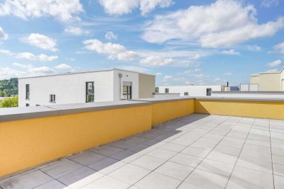 Atemberaubende Penthouse-Wohnung mit XXL-Terrasse, 4-Zi auf 132m², inkl. EBK und zwei Bädern