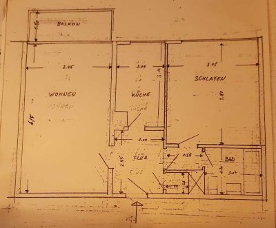 Erstbezug nach Renovierung 2-Zimmer-Wohnung gehobener Innenausstattung mit Balkon in Köln Neubrück