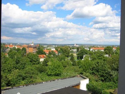 Helle 2-Raum-Wohnung mit Blick über Dresden