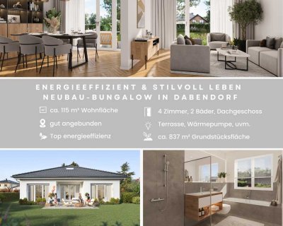 Energieeffizient, stilvoll & zukunftsfähig - Erstbezug: Dein Neubau-Bungalow in Dabendorf