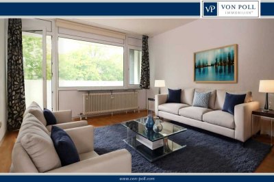 VON POLL - BAD HOMBURG: Zentral gelegene Wohnung mit herrlichem Ausblick