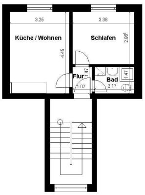 Preiswerte kleine 2-Zimmerwohnung in Dresden-Seidnitz