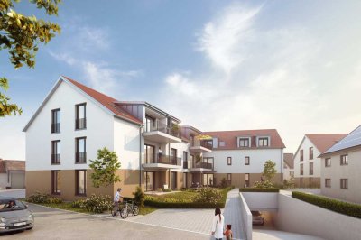 NEUBAU Heitersheim, Honiggasse 3-Zimmer EG Wohnung mit Garten nach Süden