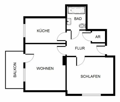 2-Zimmer-Wohnung in Gelsenkirchen Hassel