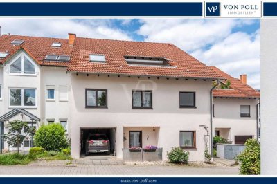 Helle 4 Zi-Maisonette-Wohnung mit Dachterrasse und Garage in naturnaher Lage - Ettlingen / Spessart