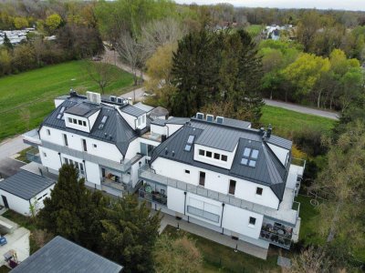 Direkt am oberen Mühlwasser! ERSTBEZUG Maisonette-Dachgeschosswohnung I ANLEGERPREIS I Gemeinschaftsgarten I Klimatisiert I Neubauprojekt I Lift I Garagenstellplatz