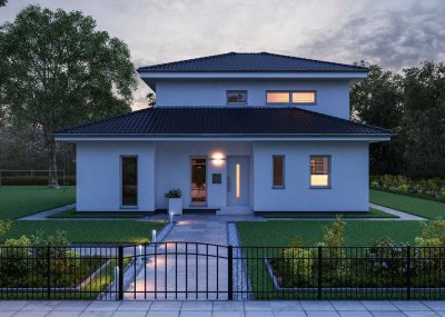 Haus mit großer Terrasse. Für den Landeanflug Ihrer Freunde.