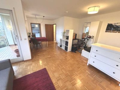 7139 - Nahe Waldstadtzentrum: Helle 1-Zimmerwohnung mit EBK, Loggia und TG-Stellplatz!