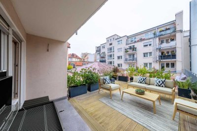 KENSINGTON - Exklusiv -  Großzügige 3-Zimmerwohnung mit ruhiger Terrasse mitten in der Stadt