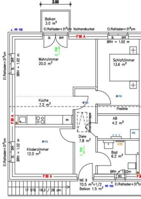 Erstbezug mit Balkon und EBK: Geschmackvolle 3-Zimmer-Wohnung mit geh. Innenausstattung