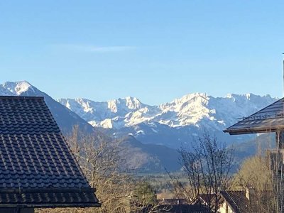 Einfamilienhaus in Murnau am Staffelsee mit großem Garten und Blick auf die Alpen