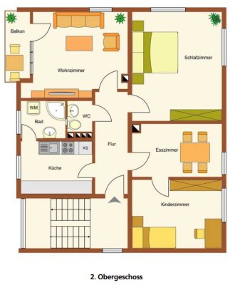 Stadtwohnung für Familien