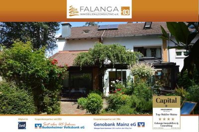 FALANGA IMMOBILIEN-1-2 Fam. Haus mit herrlichem rd. 500m² Gartengrdst. in begehrter Hechtsheimer Lag