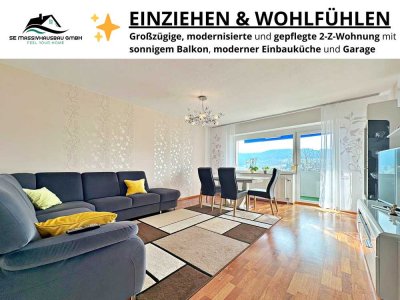 EINZIEHEN & WOHLFÜHLEN - Gepflegte 2-Z-Wohnung mit Balkon, EBK und Garage