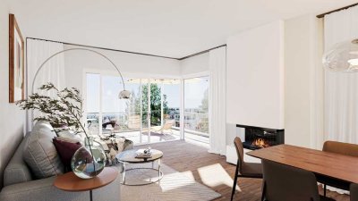 Aufzug direkt in Ihr Premium-Penthouse!! 36 qm Dachterrasse mit spektakulärem Stadt-Blick.