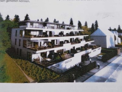 Freundliche 2-Zimmer-Terrassenwohnung mit gehobener Innenausstattung mit Einbauküche in Zweibrücken