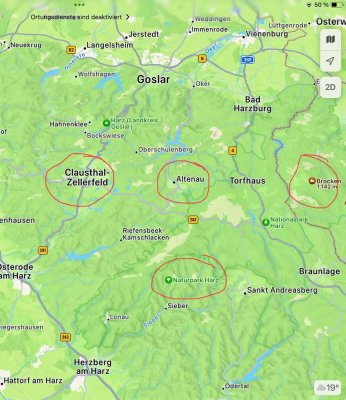 Besonders begehrte Lage am Kunstberg in Altenau ( 15 Min. bis Uni Clausthal- Zellerfeld) von Privat