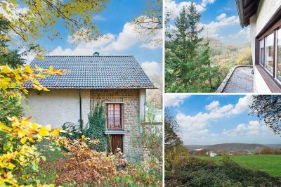 PHI AACHEN - Leben am Rursee! Freistehendes Wohndomizil mit Weitblick-Terrasse in Woffelsbach!