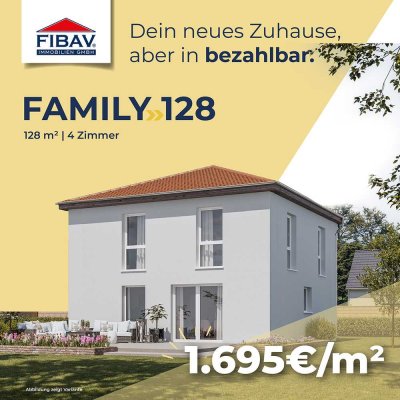 Stadtvilla mit 128m² Wohnfläche in massiver Bauweise!