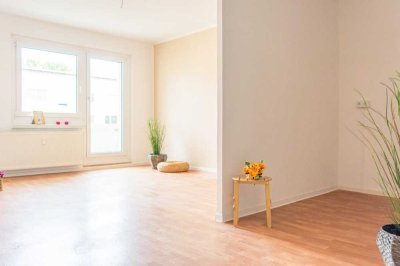 4-Raum-Wohnung mit Balkon und offener Küche