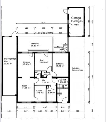 Helle und großzügige Erdgeschosswohnung mit Garten, Terrasse und Doppelgarage in Neuwied-Irlich