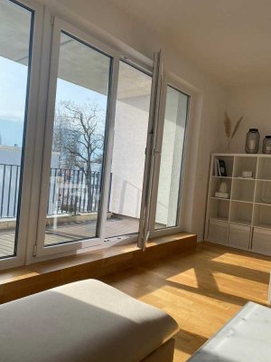 Zur Untermiete: Wunderschöne Neubauwohnung mit Terrasse in Frankfurt Sachsenhausen