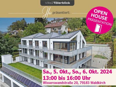 Stilvolles Wohnen mit Aussicht – Exklusive Loft-Styl-Wohnung in der Villa 2 Tälerblick