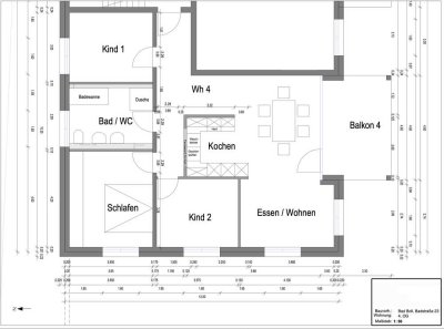 Familienfreundliche 4,5-Zimmer-Wohnung mit gehobener Innenausstattung und Balkon mit Südausrichtung