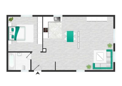 Bungalow von 2002 + teil-vermieteter Altbau mit Ausbaupotenzial und großem Garten