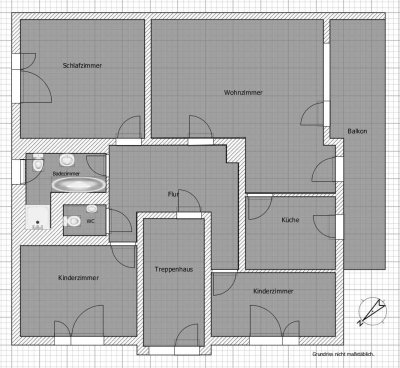 Gepflegte 4,5-Zimmer-Wohnung mit Balkon in Altlußheim