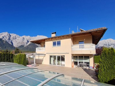 Großzügiges Einfamilienhaus mit Garten &amp; Pool am Mieminger Sonnenplateau