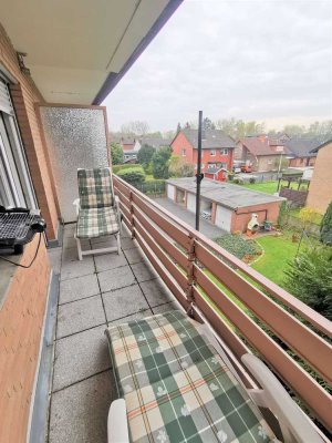 Ruhige Wohnlage Niederaußem: Moderne + renovierte 3-Zimmer-Balkonwohnung im 2. OG inkl. Einzelgarage