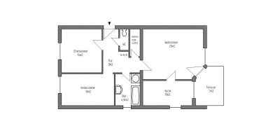 Schöne 3-Raum-Erdgeschosswohnung mit Terrasse in Saalfelden am Steinernen Meer