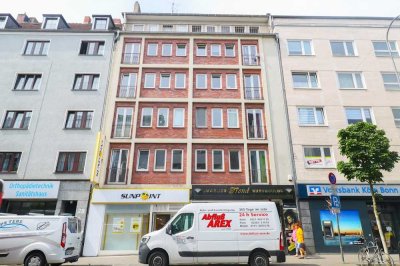 Erstbezug nach Renovierung: 3-Zi-Wohnung auf 117m² inkl. Tageslichtbad und Balkon