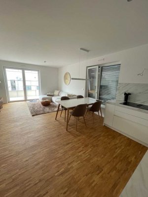 Stilvolle 3-Zimmer Neubau Wohnung mit Balkon und EBK in Heilbronn