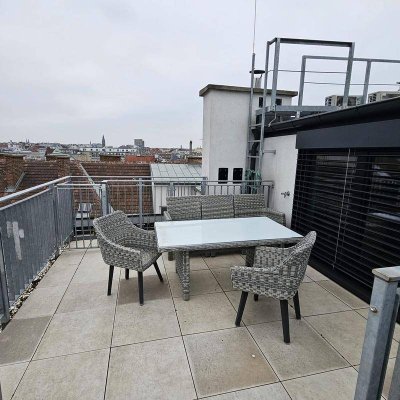 Dachgeschoßmaisonette mit Blick über Wien