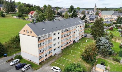 Elterlein/traumhafter Erzgebirgsblick/top renovierte sonnige 3-Zi Neubau/Balkon/Bad Fenster/Kamin