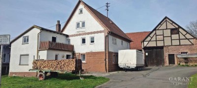 ***Bauland mit Bauernhaus und Scheune auf dem ruhigen Land***