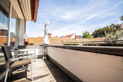 AB 01.03.2025 I XL-TERRASSE I MAISONETTE I DIREKT AM HAUPTPLATZ &amp; STADTPARK I BADEWANNE I SEHR HELL I TOP-LAGE I HAUSTIERE WILLKOMMEN I