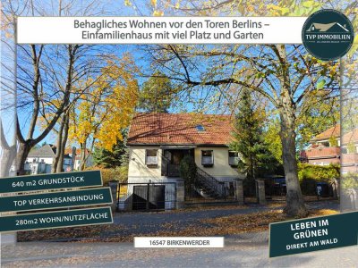 � Behagliches Wohnen vor den Toren Berlins – Einfamilienhaus mit viel Platz und Garten