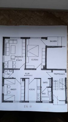 Schöne 3-Zimmer-Wohnung mit Balkon in Lichtenstein - Unterhausen, ruhige Wohnlage,