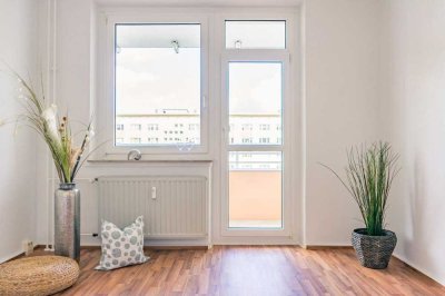 2-Raum-Erdgeschosswohnung mit Balkon in zentraler Lage