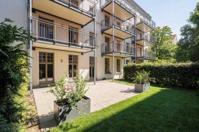 Apartment mit Terrasse und Garten im Graphischen Viertel