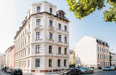 Exklusive, Kernsanierte 2-Zimmer-Wohnung mit Balkon in Leipzig (Denkmal)