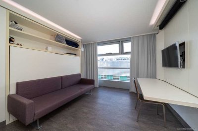 "Rundum Sorglos" Kapitalanlage in den Flaucher Auen direkt an der Isar! 1-Zimmer-Apartment inkl. TG.