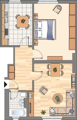 2-Zimmer-Wohnung in Herne Sodingen