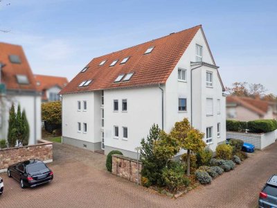 Eine gepflegte 3,5-Zimmer Maisonnette-Wohnung mit Stellplatz in Ludwigshafen-Maudach