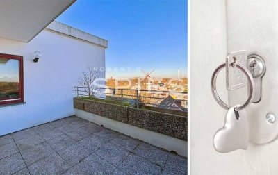 Großzügige 5-Zimmer-Wohnung mit Dachterrasse und Weitblick über das Horner Mühlenviertel